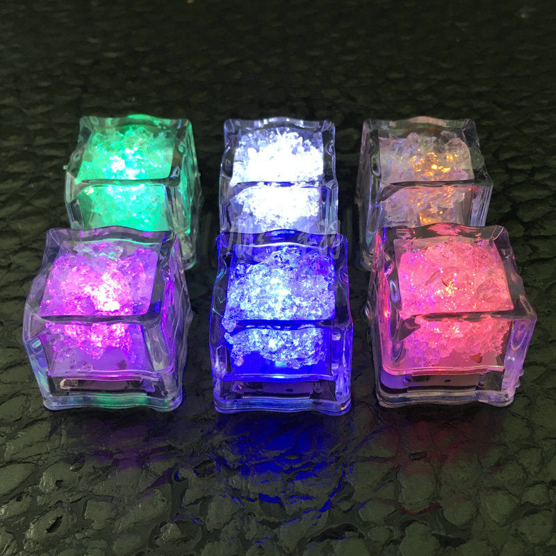 Water Sensor Luminous LED Colorful Ice Cubes