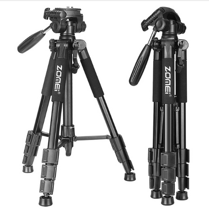 Compatible with Apple, New Zomei Tripod Z666 Professional Portable Travel Aluminum Camera Tripod Accessories Stand with Pan Head for  Digital SLR Camera