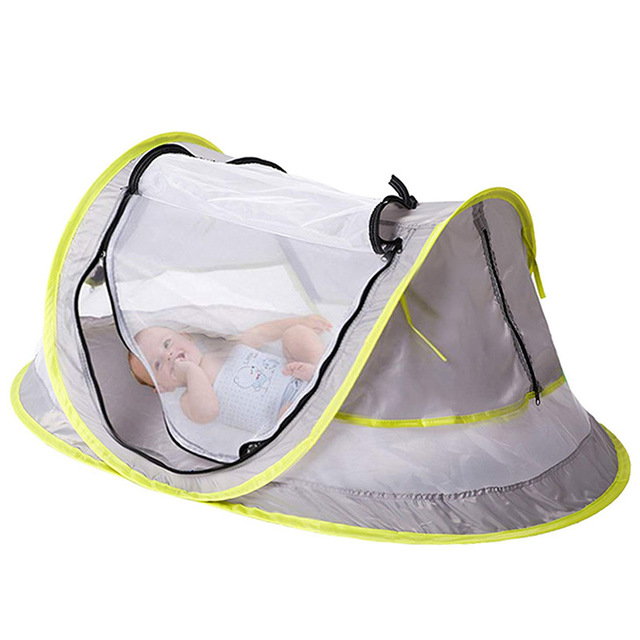 Foldable yurt-free baby mosquito net