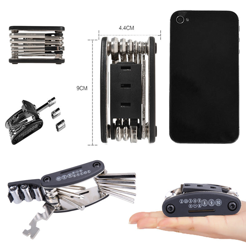 Mountain Cycle Portable Socket Multipurpose Wrench Bicycle Multi Tool Screwdriver