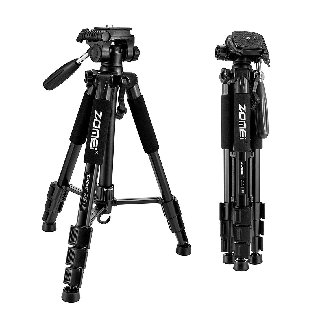 Compatible with Apple, New Zomei Tripod Z666 Professional Portable Travel Aluminum Camera Tripod Accessories Stand with Pan Head for  Digital SLR Camera