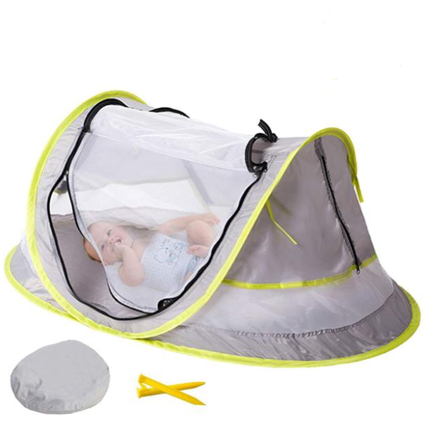 Foldable yurt-free baby mosquito net