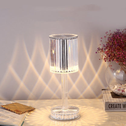 New Crystal Table Lamp Hotel Decoration Diamond Romantic Warm Led For Home Decor Romantic Gift Night Light