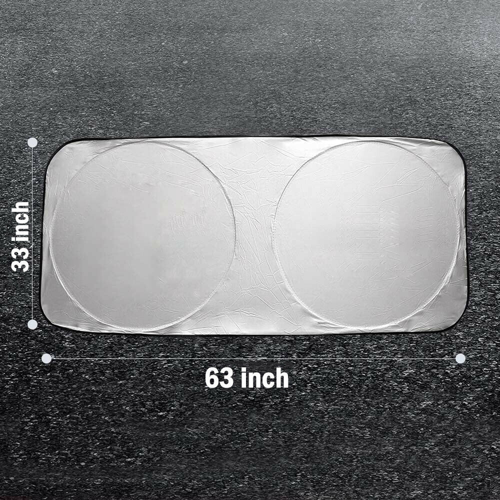 Car Windshield Sun Shade Visor Foldable Large Sunshade for Truck Van Block Cover