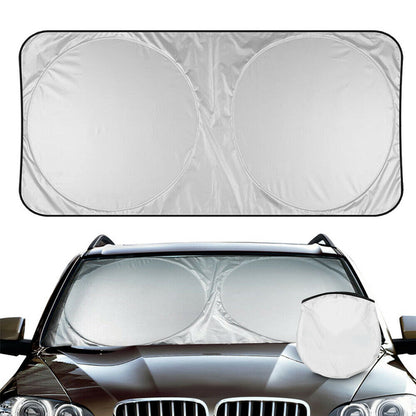 Car Windshield Sun Shade Visor Foldable Large Sunshade for Truck Van Block Cover