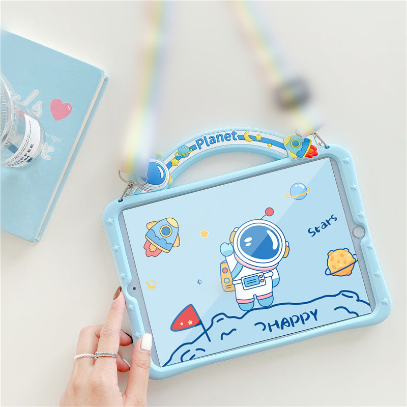 Compatible with Apple, Applicable Ipad Protective Cover For One Drop Shipping Creative Cartoon Rainbow