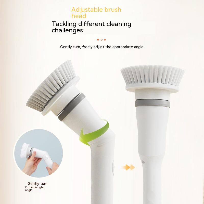 electric Cleaning Brush Household Multi-functional 7-in-1 Toilet Bathroom Cleaning Brush