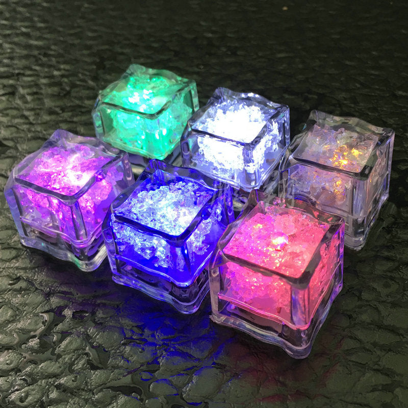 Water Sensor Luminous LED Colorful Ice Cubes