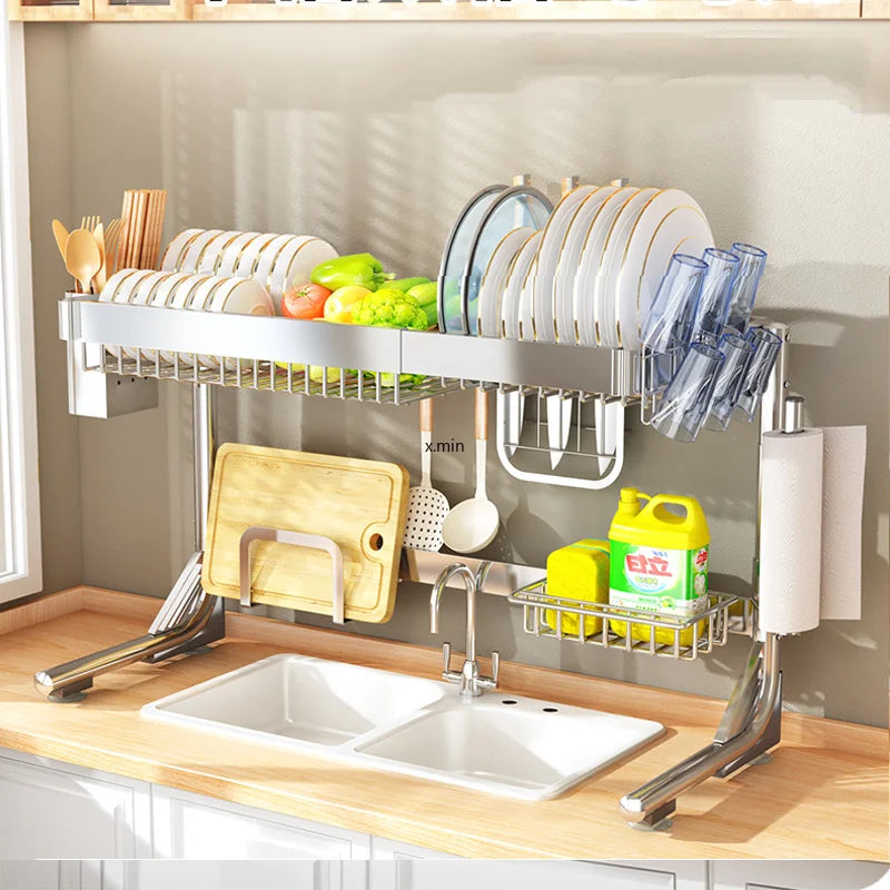 Kitchen Sink Bowl Rack