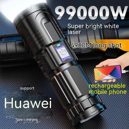 Outdoor Household Hiking USB Charging Power Torch