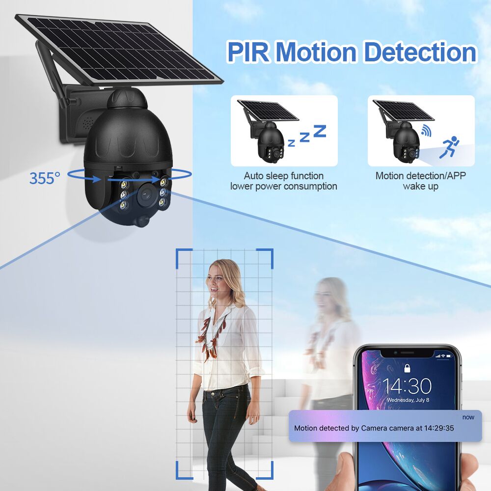 Solar Camera 4G Wireless Dome Camera