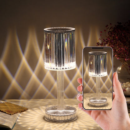 New Crystal Table Lamp Hotel Decoration Diamond Romantic Warm Led For Home Decor Romantic Gift Night Light